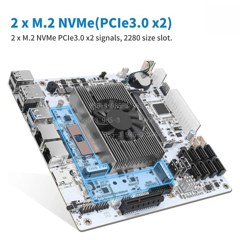Mini ITX White M11 NAS Motherb - Mini Itx Dual 2.5G Nas Motherboard review and price