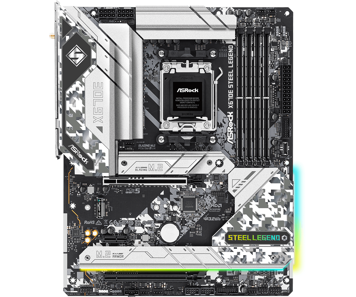 ASROCK X670E STEEL LEGEND X670 - X870E Atx Motherboard review and price
