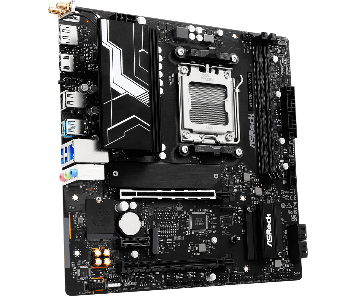 ASROCK New B850M-X WIFI 6E AMD - X870E Atx Motherboard review and price