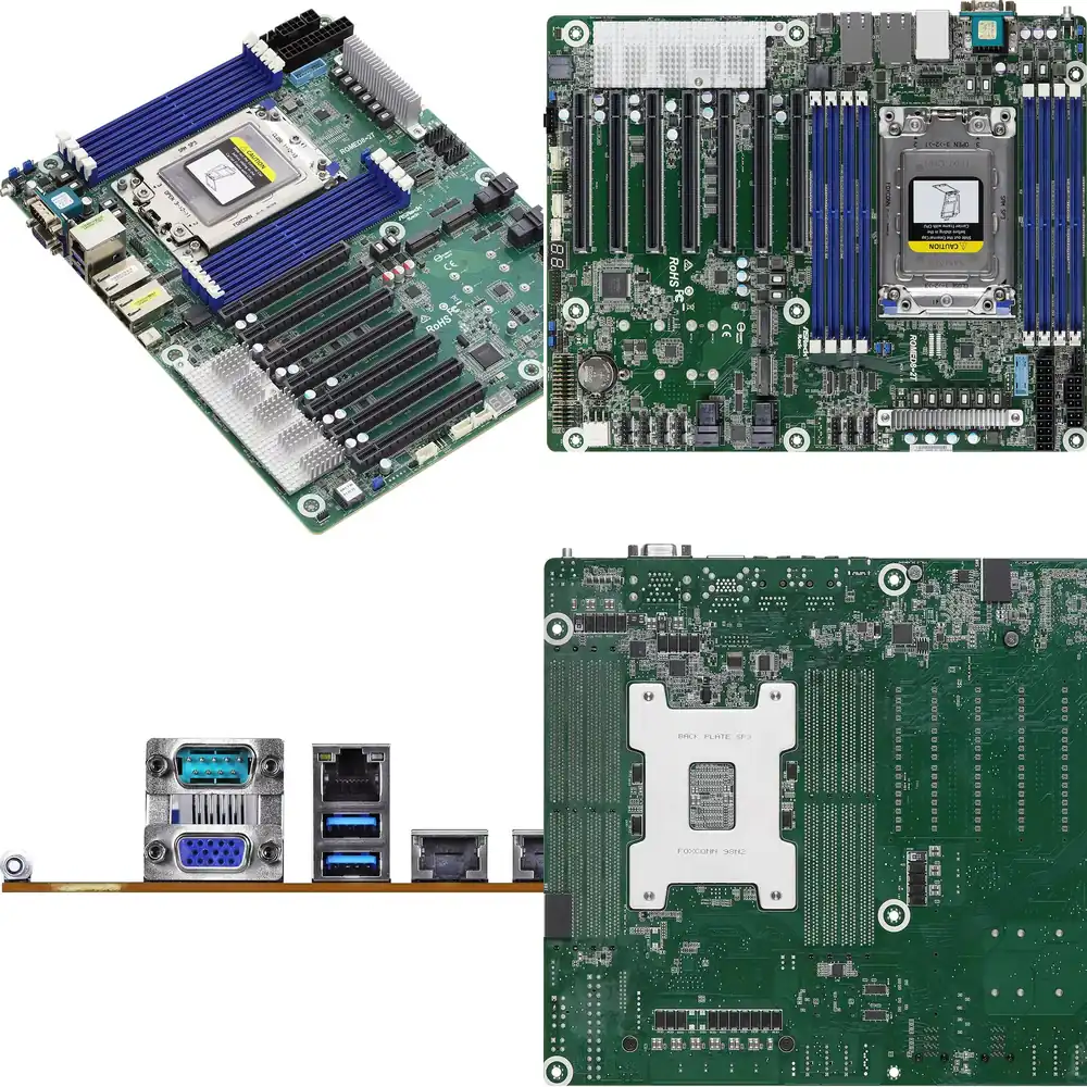 Original ASRock Rack ROMED8-2T - Dual Socket Sp3 Epyc Motherboard review and price